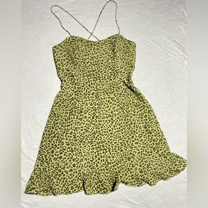 ZARA Spring Summer Animal Print Strap Dress
